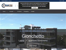 Tablet Screenshot of bianconicostruzioni.it